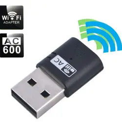 600 м AC двухдиапазонный USB wifi адаптер Antena Wi Fi Беспроводной usb-приемник сетевая карта сетевой адаптер карта для Windows NCUAC01