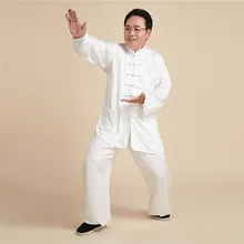 Униформа для тайцзи одежда для бокса кунг-фу одежда кимоно дзюдо шаолин традиционная китайская туника костюм стоячий воротник льняные рубашки для мужчин