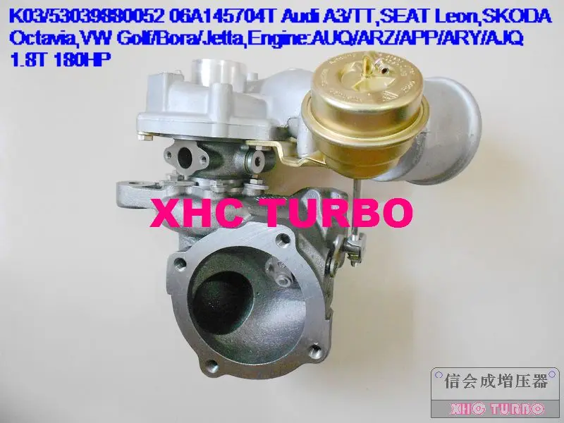 K03 53039700052 Turbo турбонаддув для Audi A3 TT, Seat Leon TOLEDO, SKODA Octavia, Bora, гольф Джетта Жук 1,8 т 180HP