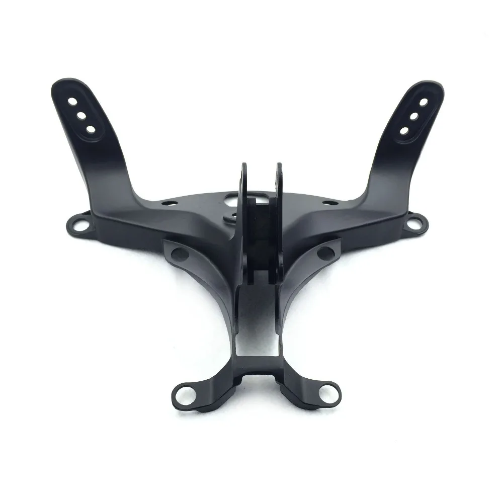 

Aftermarket free shipping motorcycle accessories head Cowling Front upper fairing stay brackets for Yamaha YZF R1 2007 2008 BK