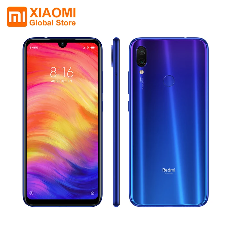 XIAOMI Redmi Note 7 с глобальной версией 4 Гб ОЗУ 128 ПЗУ восьмиядерный смартфон S660 6 3 дюйма