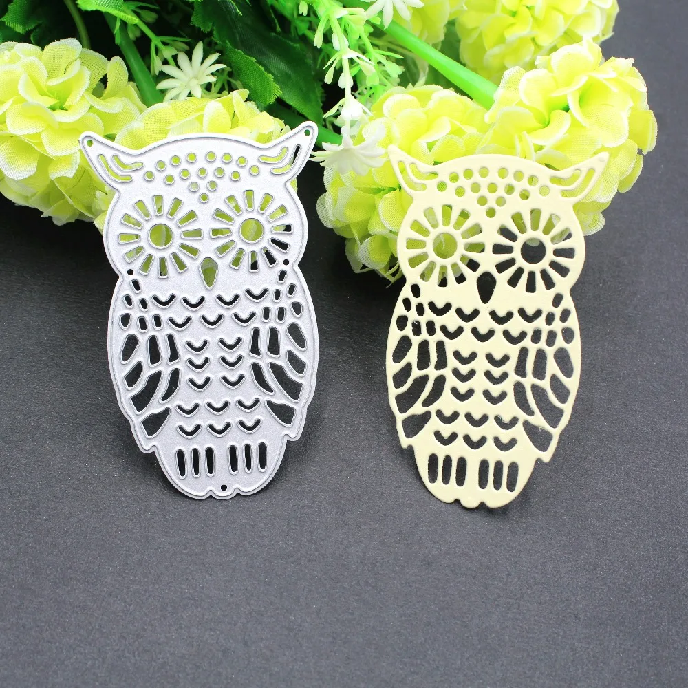 

Owl Metal Cutting Dies Cartoon Birds Dies Scrapbooking Embossing Stencils For Paper Cards Making DIY Craft Albums Decorations