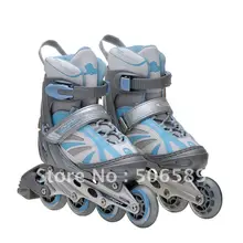 Роликовые коньки детские мигающие колеса для катания на коньках летающие колеса MS837