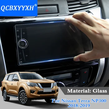 

QCBXYYXH Car Styling GPS Navigation Screen Glass Protective Film For Nissan Terra Navara NP300 Control LCD Screen Car Sticker
