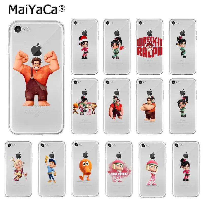 

MaiYaCa Wreck It Ralph Vanellope TPU Soft High Quality Phone Case for Apple iPhone 8 7 6 6S Plus X XS MAX 5 5S SE XR Cover