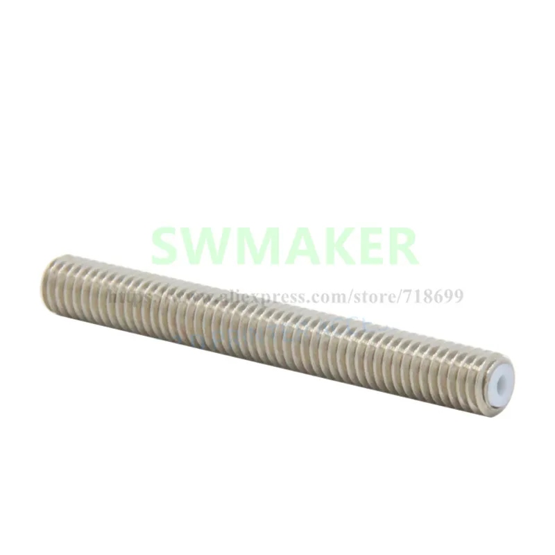 

M6*50mm PTFE linear tube feeding barriel heater break mk8 nozzle throat for Reprap Prusa 3D printer parts