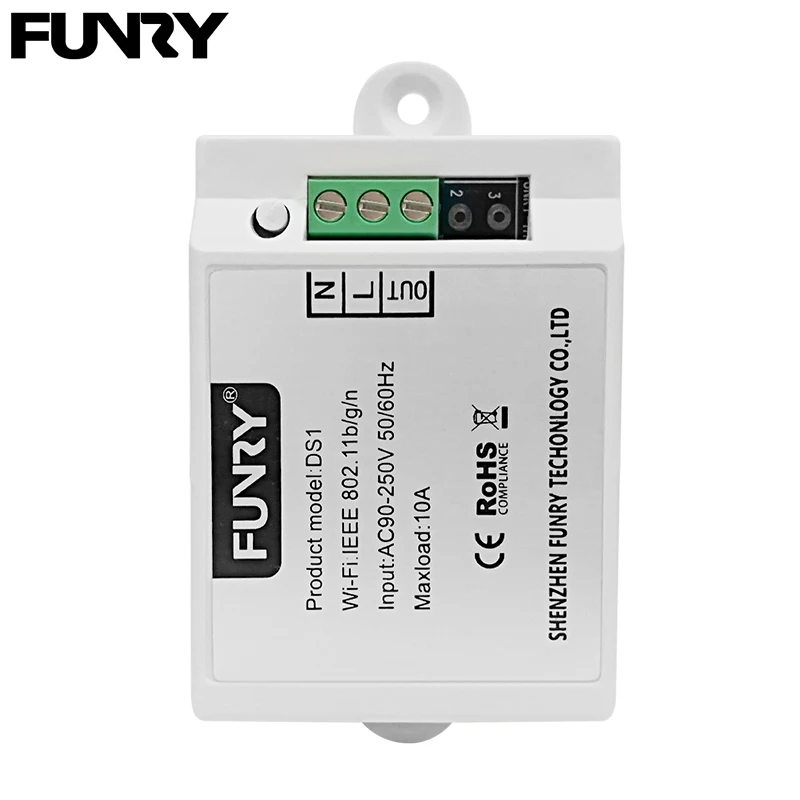 

Smart Switch 250V 2500W 10A Smart Home Automation 2.4GHz WIFI Remote Control Timing Control Smart Home WIFI Switch APP Control