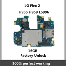 16 Гб для LG G Flex 2 H955 оригинальная материнская плата Заводская разблокированная системная плата с системой Android логическая плата хорошая работа