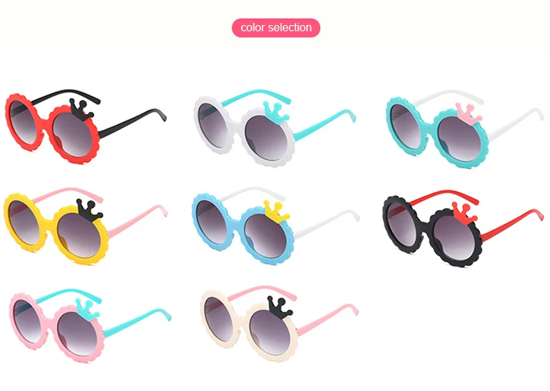 MINIMUM Crown Children Sunglasses Boy Girl Child Sunglasses Light and comfortable Kids Eyewear Anti-UV Fashion Baby Sun glasses1 (3)