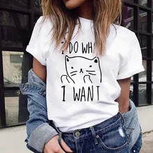 CHAMSGEND женские Топы И Футболки в уличном стиле, модные женские топы и футболки больших размеров, летние женские футболки с рисунком