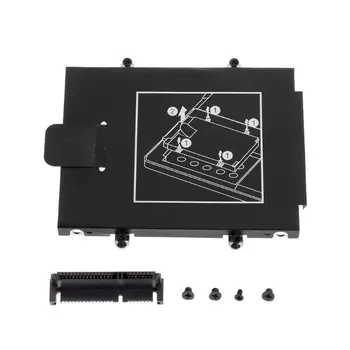 

HDD Caddy Bracket Hard Drive Cover Adapter SSD Connector Laptop Accessory Screw for HP 9470M 9480M