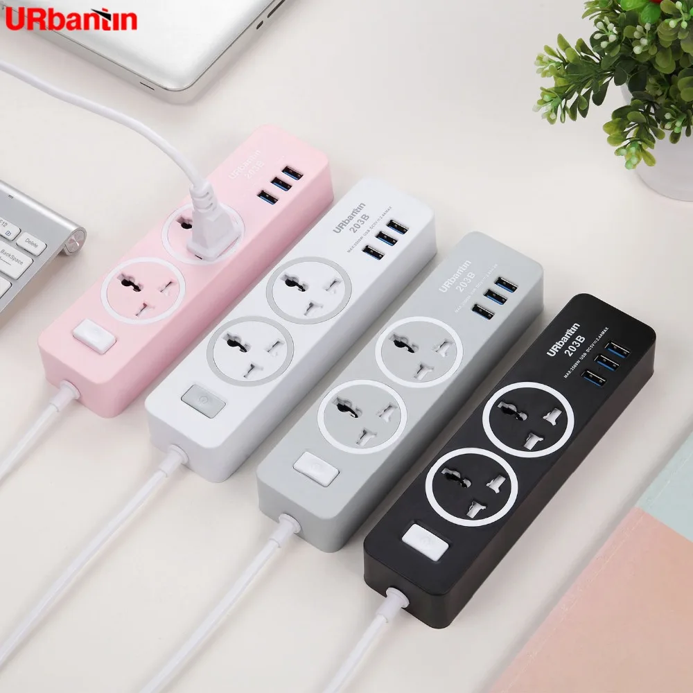 Удлиненный USB удлинитель для электроники универсальная розетка умного дома