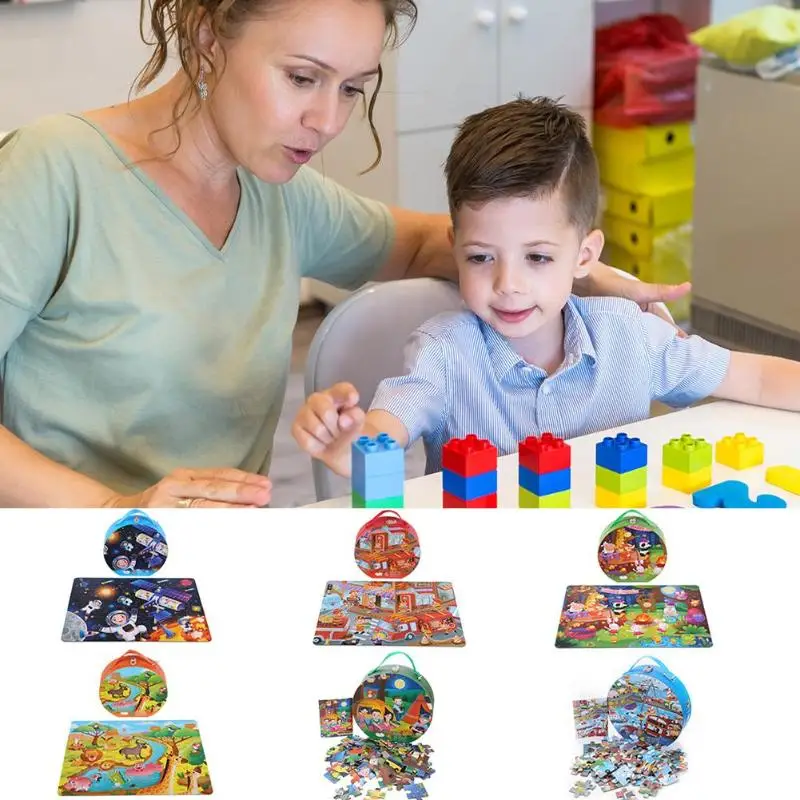 Маленькие Пазлы набор игрушек дети деревянные головоломки детские развивающие игрушки подарки детский день рождения/Рождественский подарок