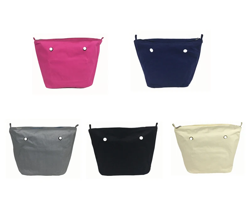 New Classic Size Solid waterproof Insert Inner Lining Insert Zipper Pocket for Obag O Bag handbag Silicone package accessories