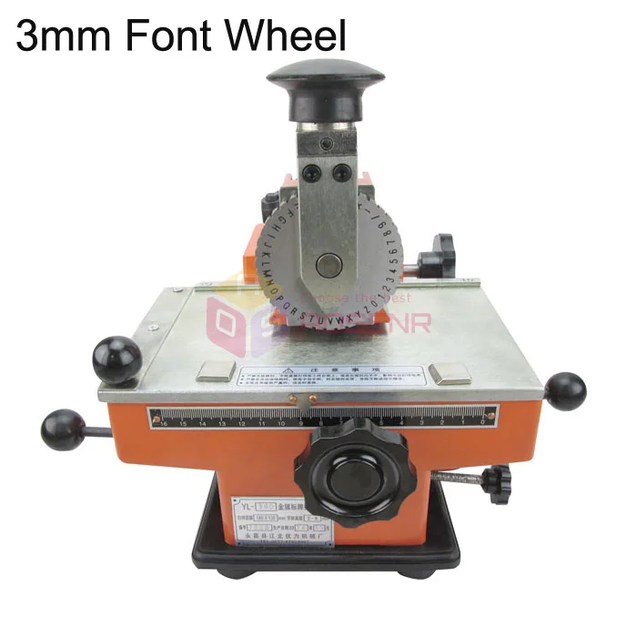 3MM Metal Sheet Embosser Manual Steel Embossing Machine Aluminum Alloy