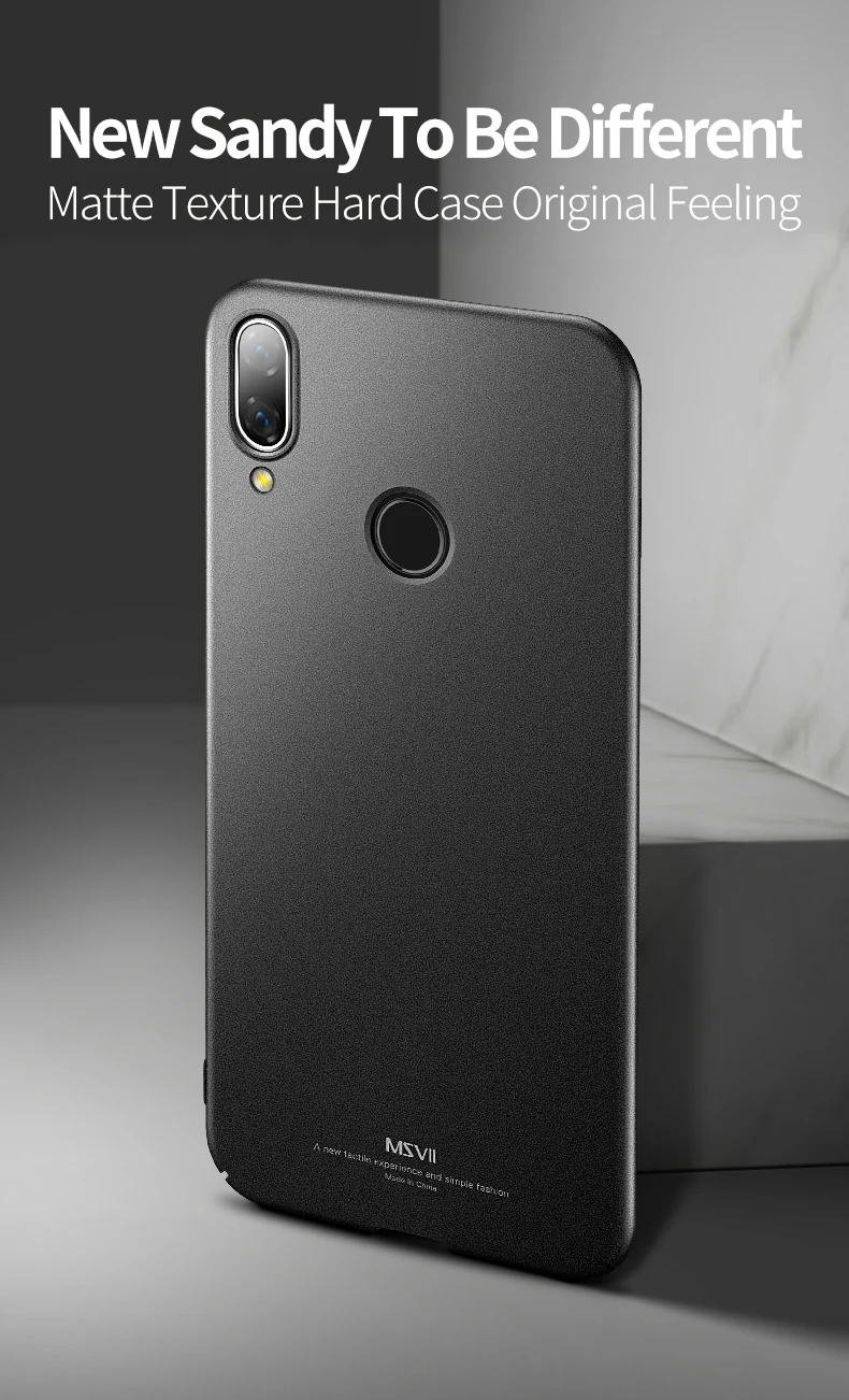 MSVII Cover For Huawei P Smart 2019 Case Slim Frosted Coque P Smart Z 2020 Case Hard PC Cover For Huawei P Smart Plus 2019 Cases z flip3 cover