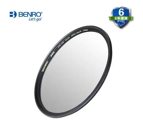 Benro 49mm52mm58mm62mm67mm72mm77mm82mm95mm105mm Filter SHD CPL SLIM Фильтры водонепроницаемый круглый