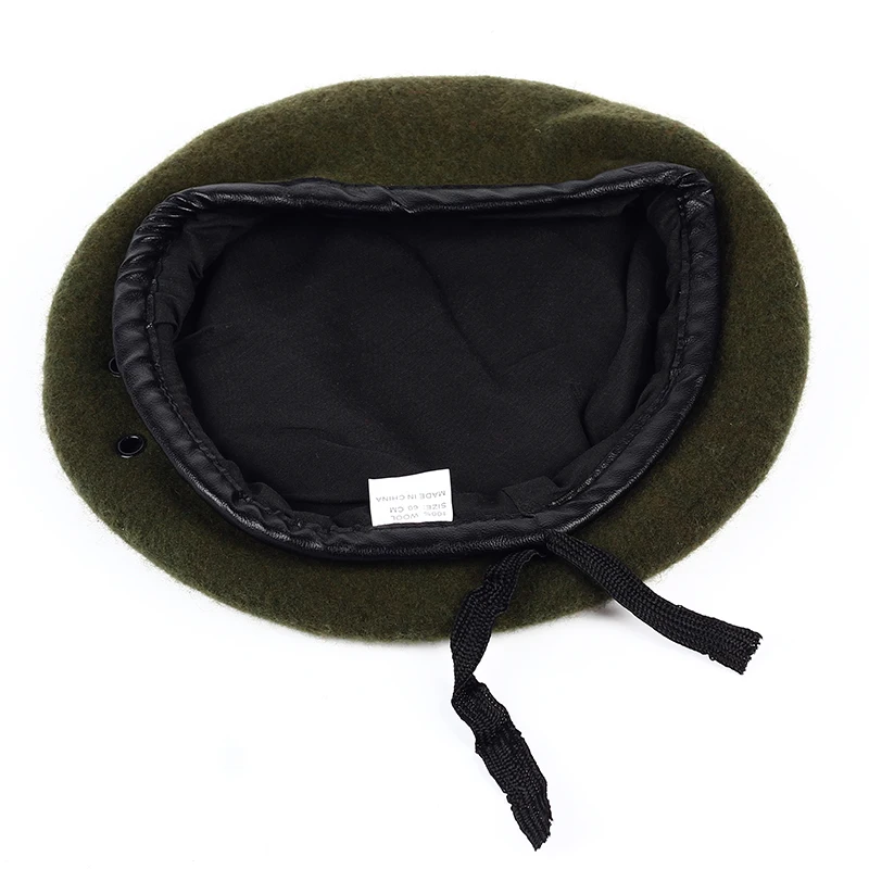 Woolen Beret VORON Men and Women Pure Wool Beret Hat For Special Forces Soldiers Death Squads Military Training Camp Hats