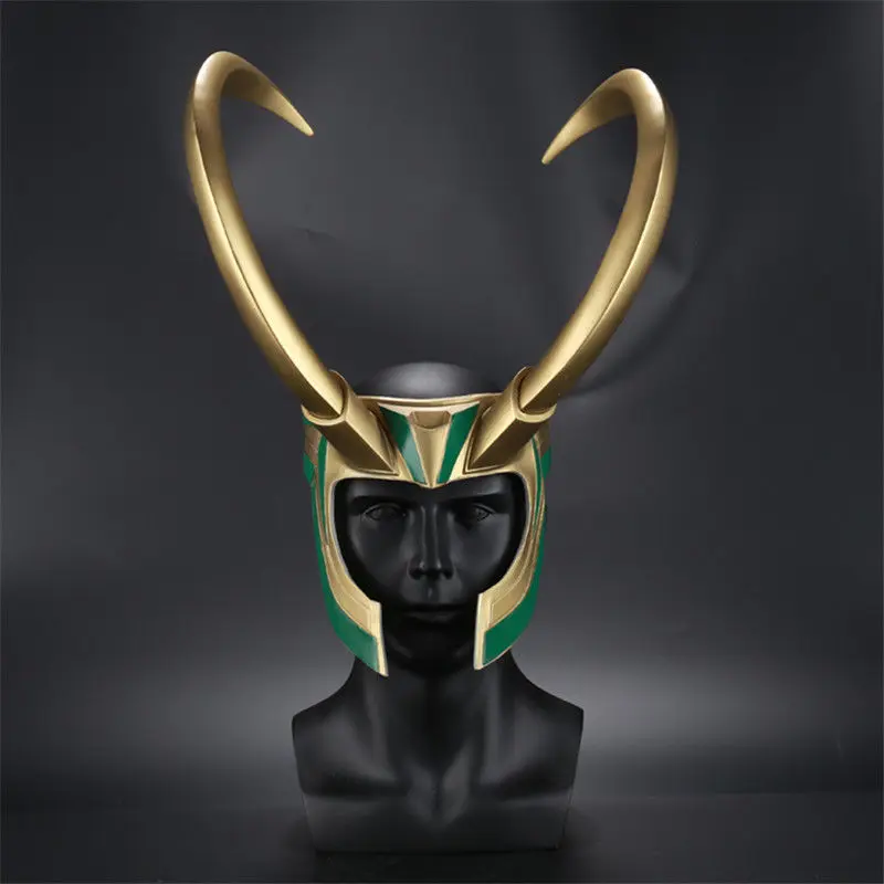Film Thor 3 Ragnarok The Avengers Loki Cosplay Masque Fantaisie Casque Costume Accessoires 