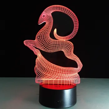 

Active Animal Antelope Jaal Goat 3D USB LED Lights Lamp Mood Gradient 7 Colors Changing Desk Bedside Night Light Home Decor Gift
