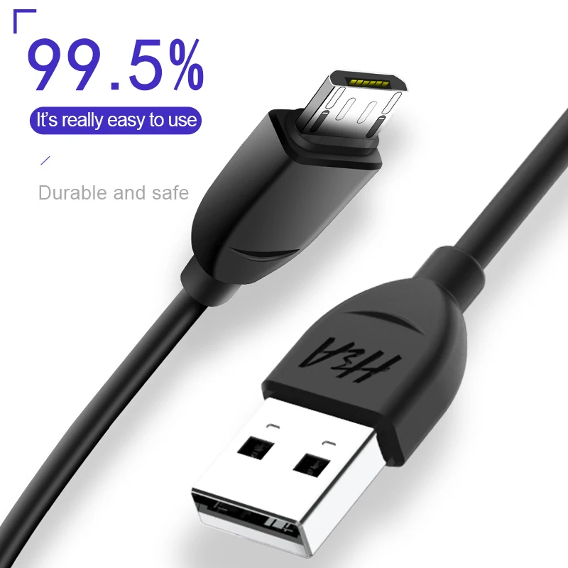 المصغّر usb كابل سريع شحن مزامنة بيانات الحبل سلك خط ل سامسونج Xiaomi Redmi ملاحظة 3 4 ملاحظة 5 برو مايكرو USB للهاتف المحمول كابل