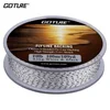 Goture 20LB Fly Line Backing 100M/109Yrd 8 Strands Dacron Braided Line Yellow&Black Double Color Backing Line for Fly Fishing 1