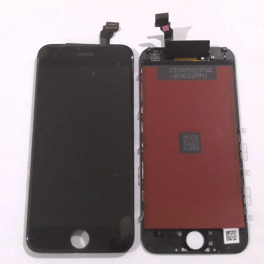 10 шт. для Iphone 6 ЖК-экран дисплей с сенсорным экраном дигитайзер стекло вместе
