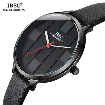 

IBSO Original Watches Women Designer Leather Wrist Watches Ladies Creative Dial Quartz Watch For Women 2019 Reloj Mujer #6609