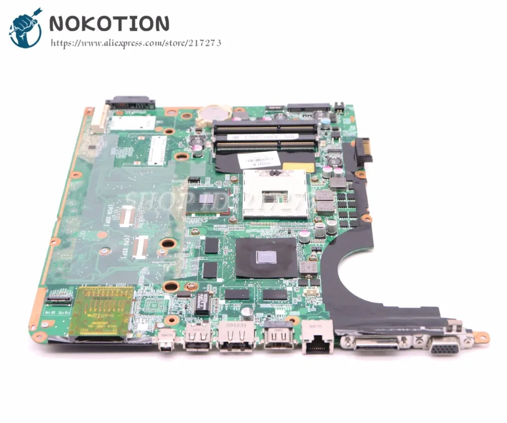 Материнская плата NOKOTION для ноутбука HP Pavilion DV7 3000 580972 001 575477 DA0UP6MB6E0 материнская PM55
