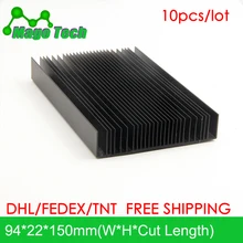 Светодиодный алюминиевый радиатор в виде пластины растут свет радиатор охлаждение Охладитель Fit транзистор IC теплопроводность светодиодный радиатор Электроника