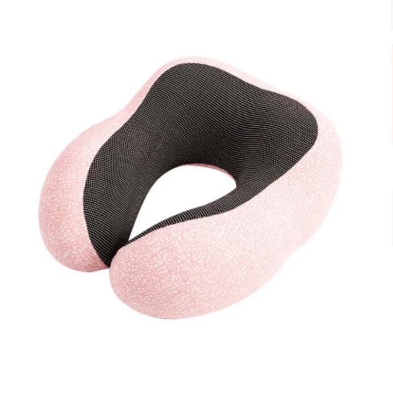 Memory Foam U-Shape Neck Pillows Soft Slow Rebound Space Travel Pillow Solid Neck Cervical Healthcare Bedding