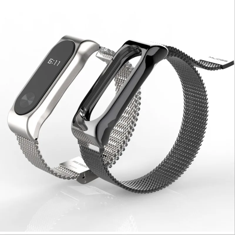 Mi jobs подходит для xiaomi mi 2 band mi 2 браслет металлический браслет из нержавеющей стали mi 2 band accessorys Замена