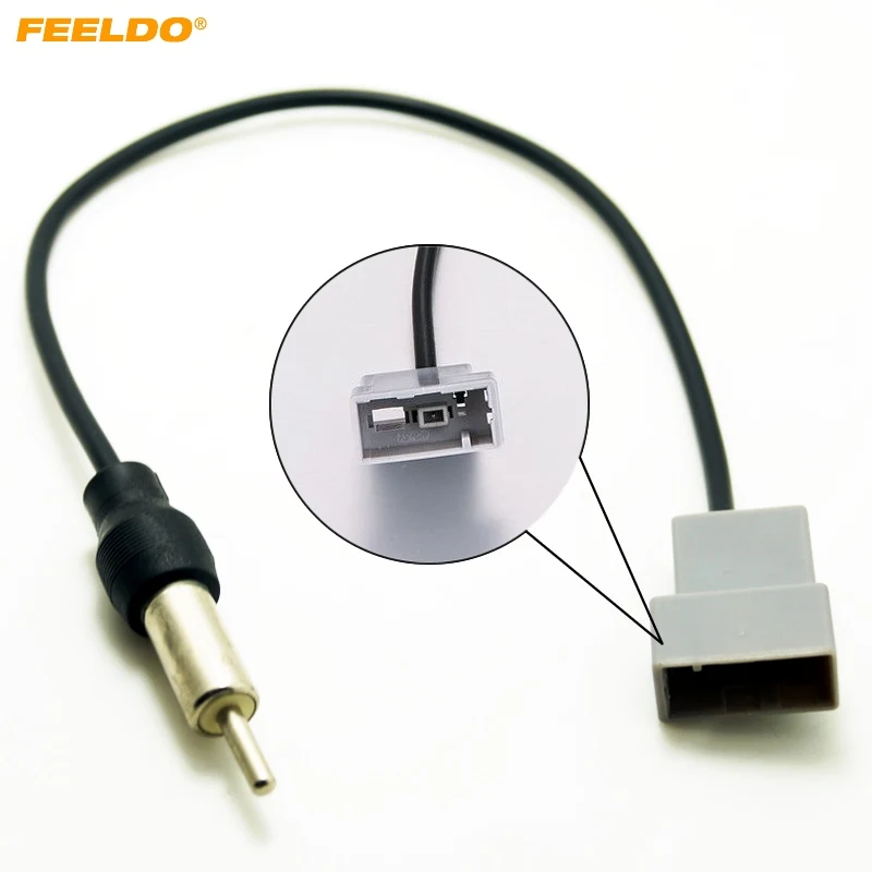 FEELDO 1Pc Car Aftermarket Audio Stereo Factory Antenna Adapter Plug