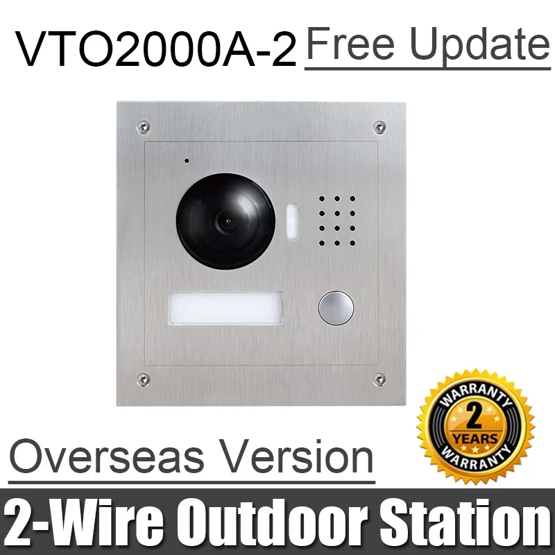 

Dahua VTO2000A-2 2-Wire IP Villa Outdoor Station Night vision &Voice indication oem without logo work with VTH1550CHW-2