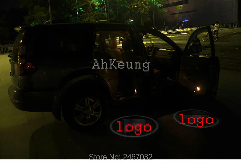 For Volvo V70 XC70 Wireless Car Door Welcome Light Logo Car LED Door Warning Light Car Door Shadow led Projector Logo Light (2)