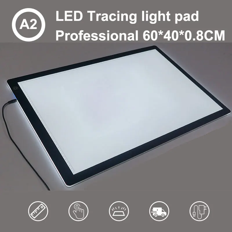 Kreema Pad A5 Dimmerabile da Disegno a LED per Lavagna Luminosa AH582 
