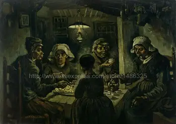 

Character 100% hand painted Van Gogh art supplies modern art wall panels Classical background High quality