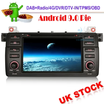 

Android 9.0 DAB+ Autoradio Car stereo GPS NAVI WIFI+4G OBD Bluetooth for BMW M3 E46 3er 320 MG ZT Rover 75