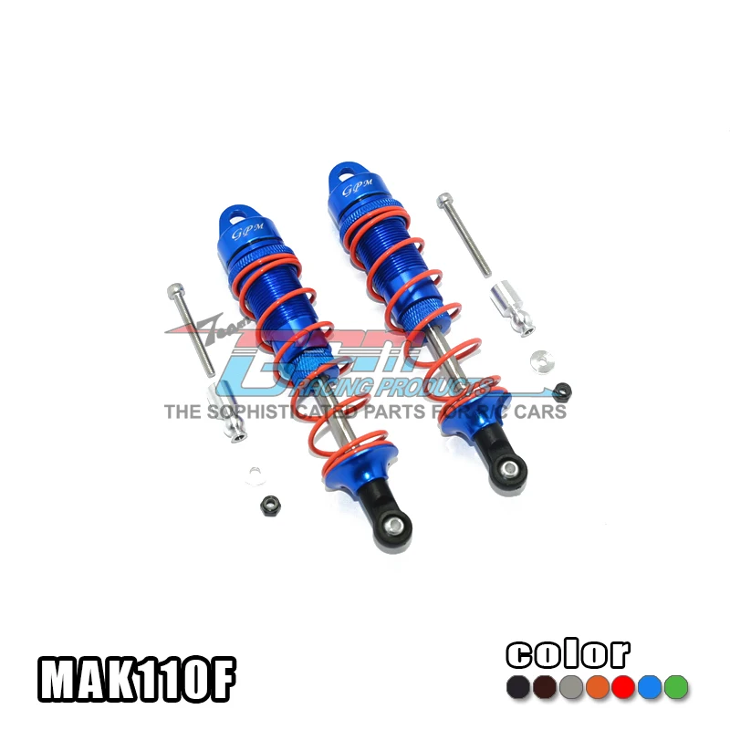 1set 1/8 ARRMA RC TALION/KRATON/TYPHON/SENTON ALLOY FRONT ADJUSTABLE DAMPERS SHOCK ABSORBERS 110MM-MAK110F | Игрушки и хобби