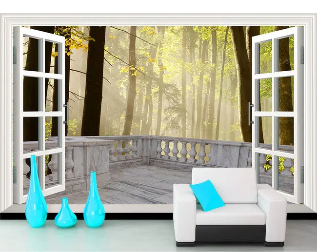 Besar mural ruang tidur wallpaper alam pemandangan di luar Besar mural ruang tidur wallpaper alam pemandangan di luar