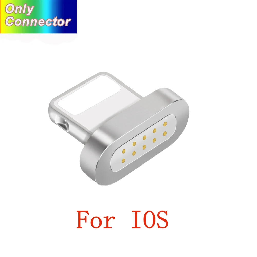 Олаф магнитное зарядное устройство usb type C Micro USB кабель провод для быстрой зарядки штекер type-C Магнитный кабель для iPhone samsung Xiaomi huawei - Цвет: 8 Pin Plug