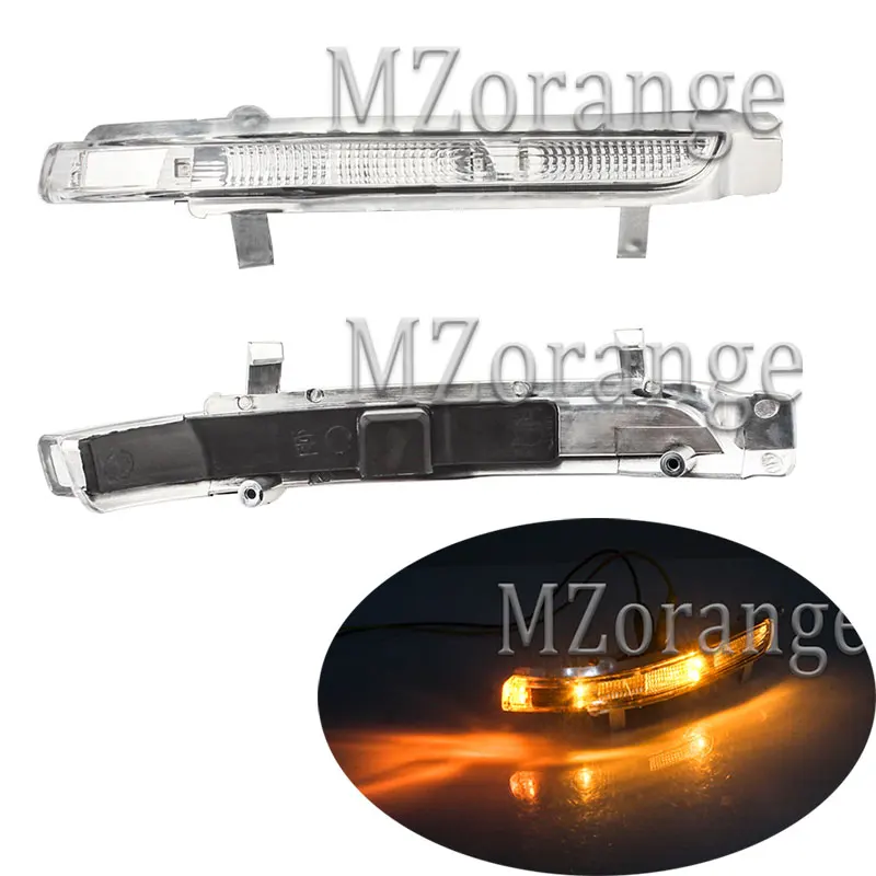 MZORANGE Rearview Mirror Light LED for Skoda Octavia SUPERB 2009 2013 Turn signals Light wing Repeater