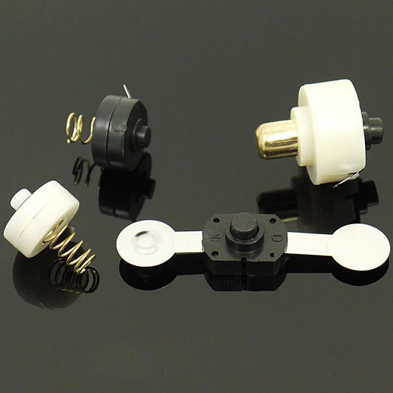 

10pcs Flashlight Accessories Tail Copper Column Spring Push Button Switch for C8 and Other Strong Light Led Flashlight