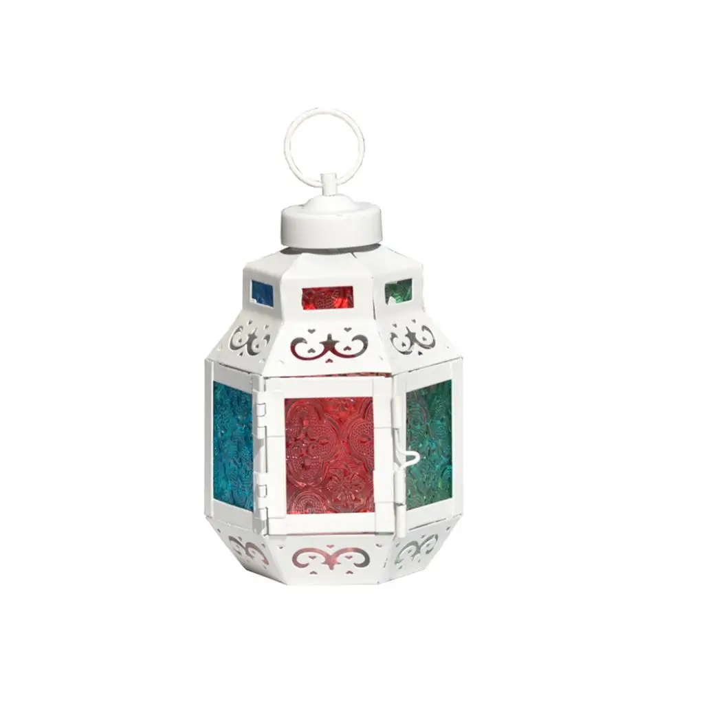 Moroccan Style Windproof Candle Holder Hanging Lanterns Tea Light Candlestick Wedding Party Decor