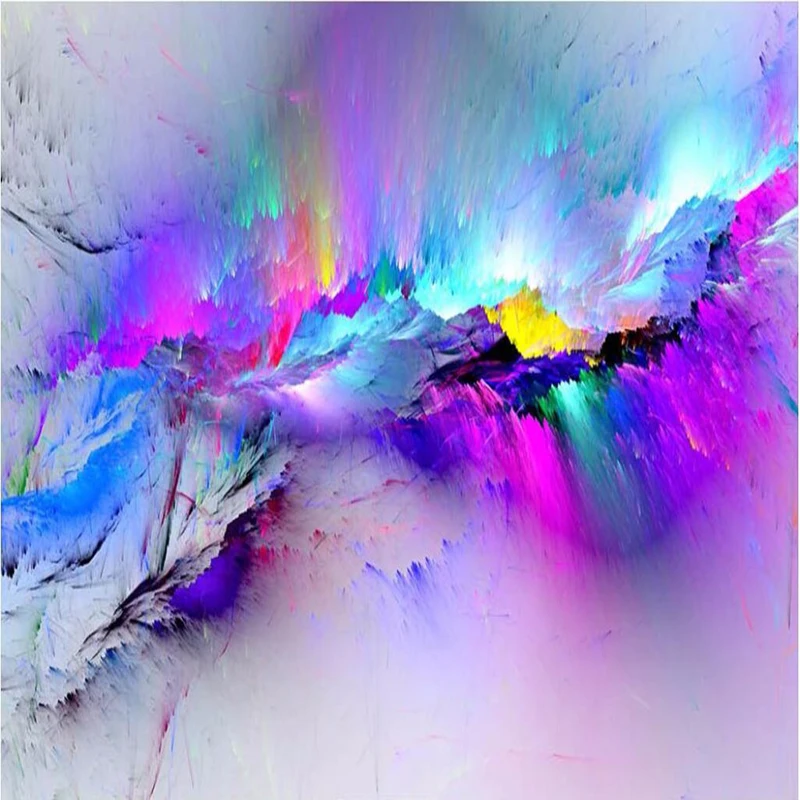 Персонализированная абстрактная Преувеличение Fresco Ресторан клуб KTV бар 3D обои