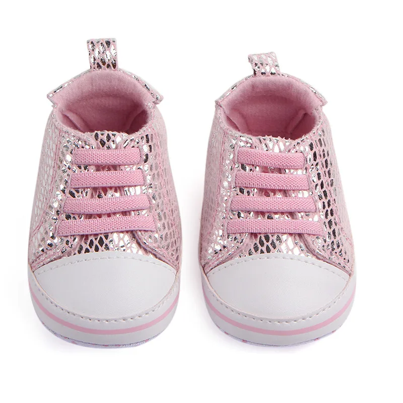 Детская кроватка для младенца; обувь с блестками; детские на мягкой подошве; противоскользящая обувь для малышей; обувь для мальчиков и девочек