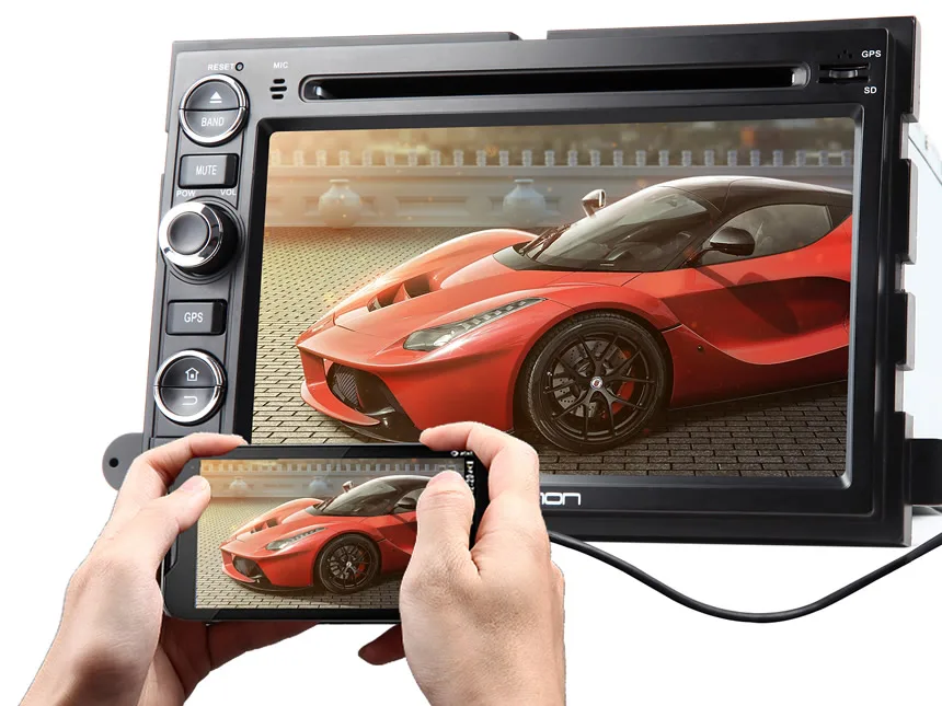 Perfect 7" Quad Core Android 7.1 Nougat OS Car DVD for Ford F150 2005-2008 with 2GB RAM 16GB ROM & Split Screen Multi-tasking Support 3