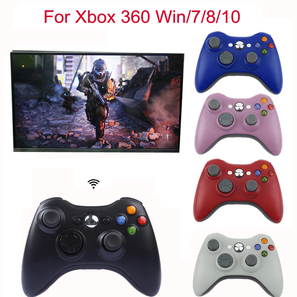 2 4G Wireless Remote Controller For Xbox 360 Computer With PC Receiver With USB Gamepad For