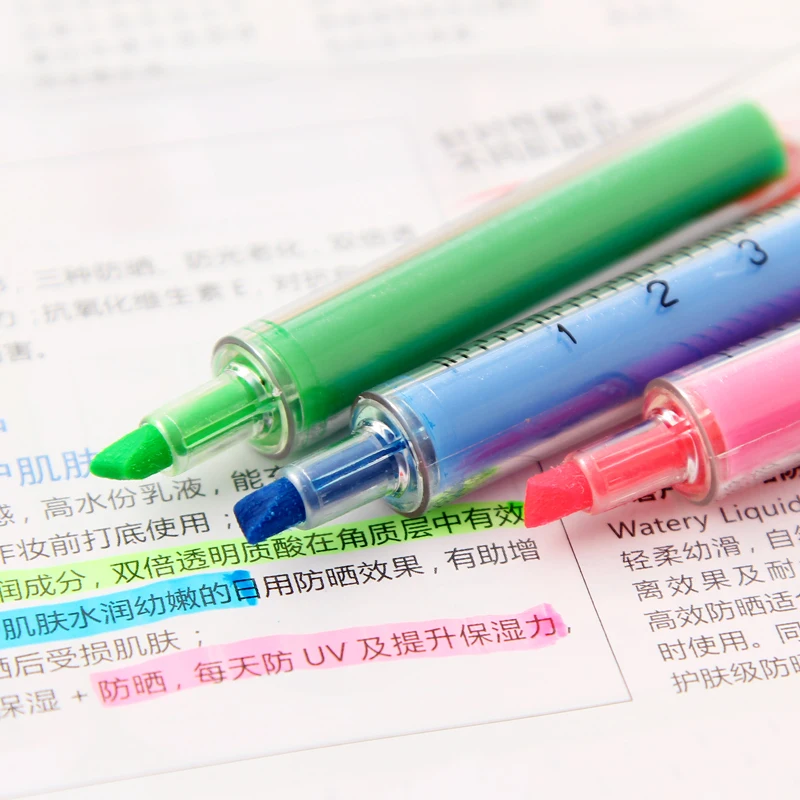 Милые девушки иглы трубки форма креативные канцелярские конфеты цветной маркер ручка маркер