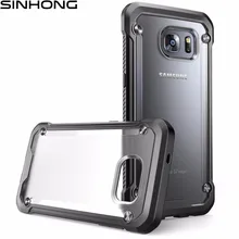 

SUPCASE Armor Shield Shockproof Case For Samsung Galaxy S7 S7 Edge Defender Protective Cover Slim Hard Clear Back Soft Bumper
